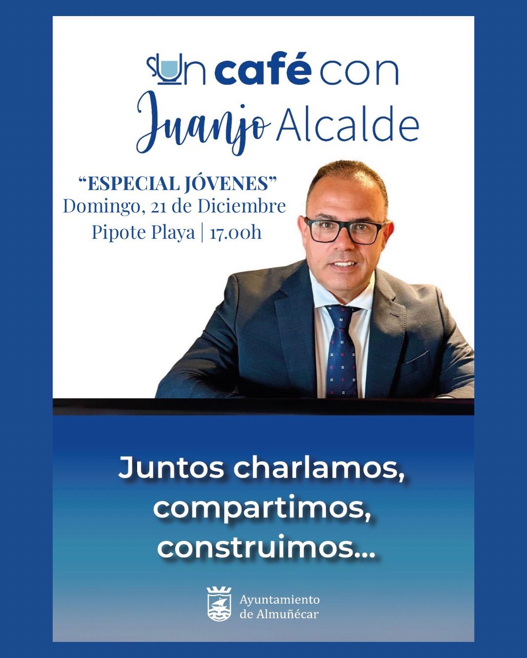 El alcalde invita a los jóvenes a tomar 